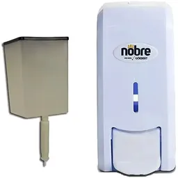 Dispenser Para Sabonete Líquido Ou Álcool Em Gel New Classic Nobre - Com Reservatório - 800 Ml