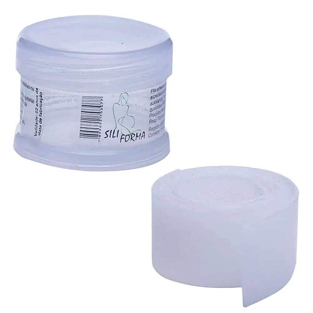 Fita Adesiva De Silicone Siliforma - 45 Cm X 3 Cm