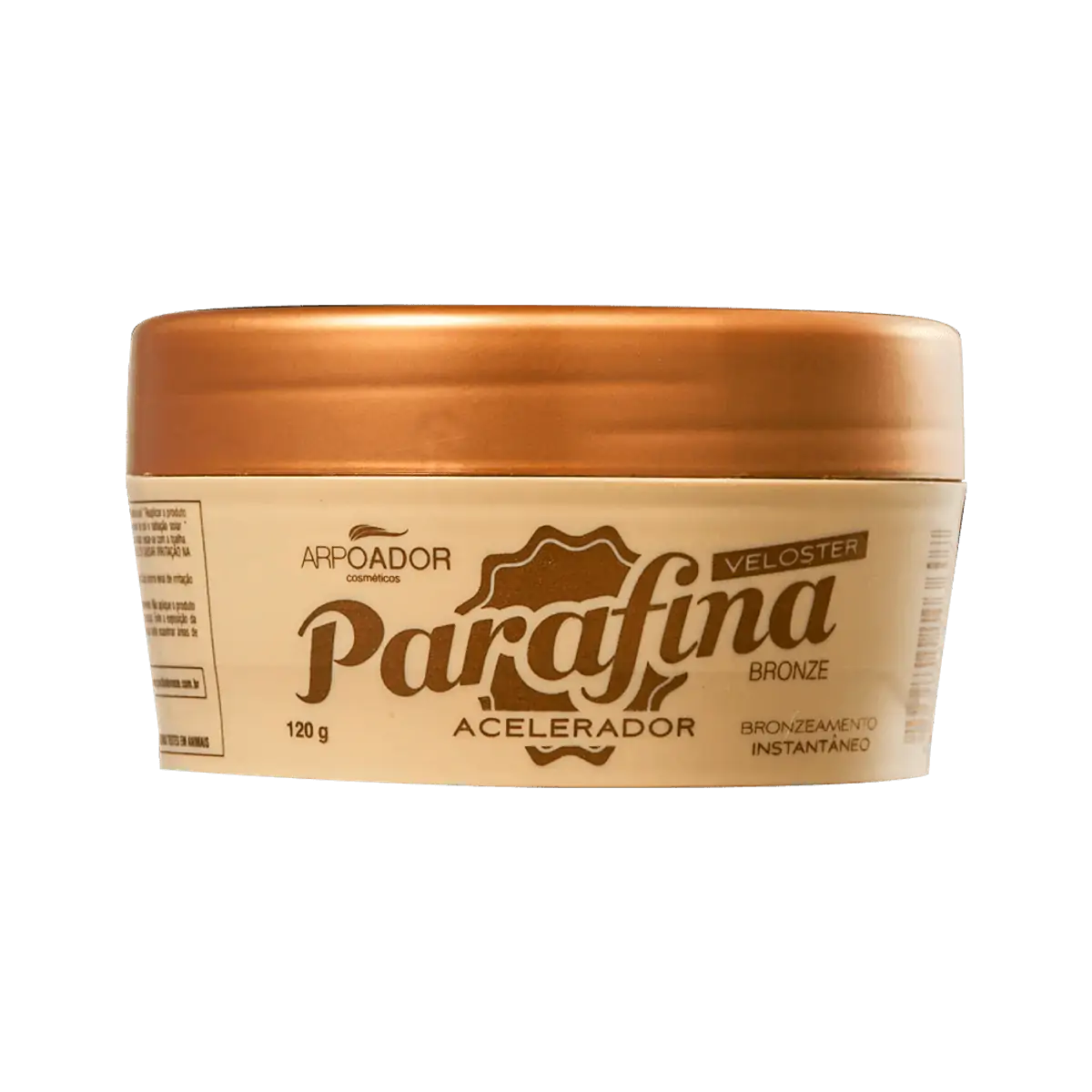 Parafina Bronze Veloster Acelerador de Bronzeado - Bronzeador 120g