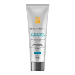 Protetor Solar Facial Skinceuticals FPS 80 UV Oil Defense 40g Gel Creme