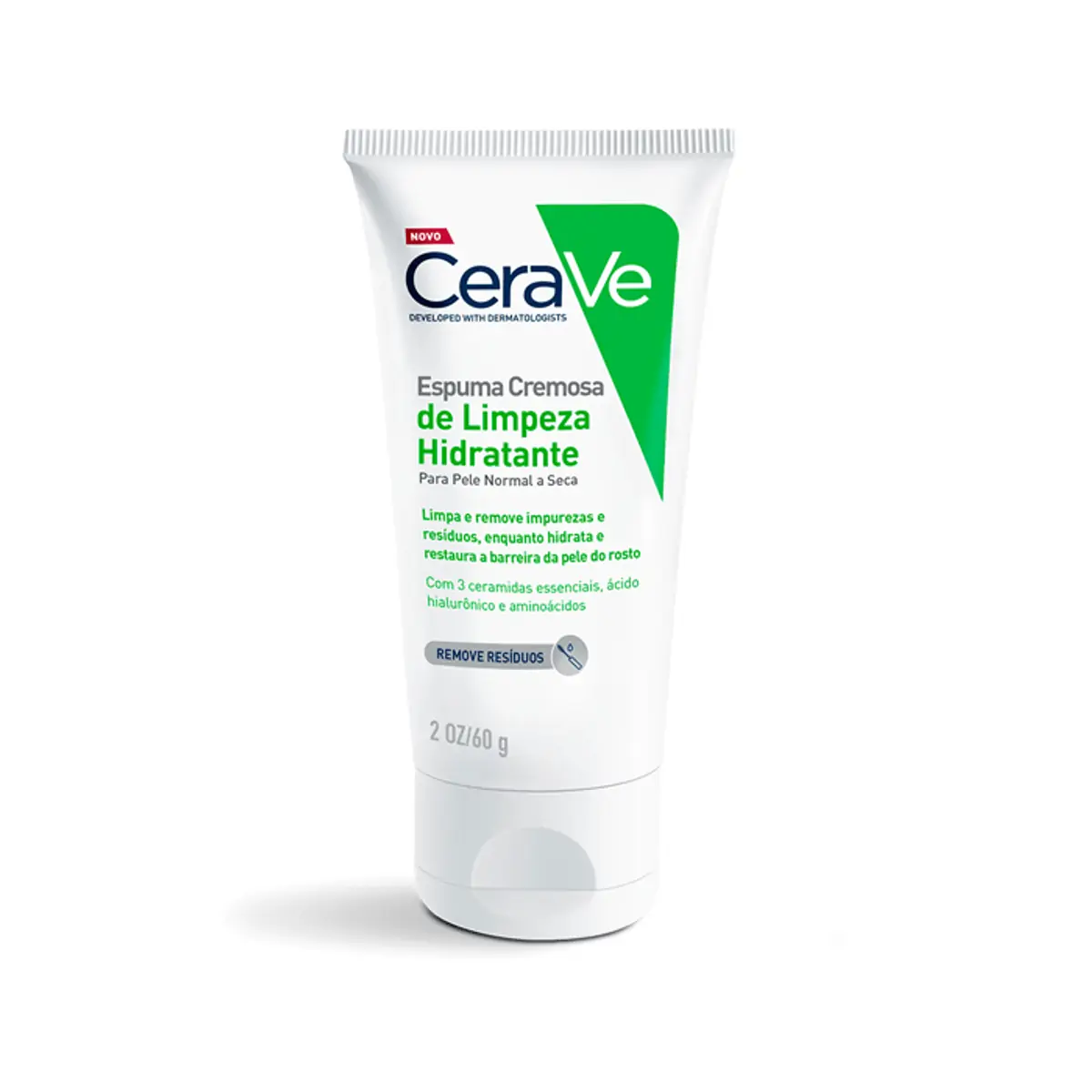 Espuma Cremosa de Limpeza Hidratante CeraVe para Pele Normal a Seca 60g