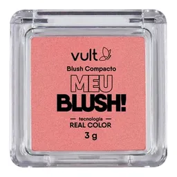 Blush em Pó Compacto Vult Meu Blush! Rosa Perolado 3g