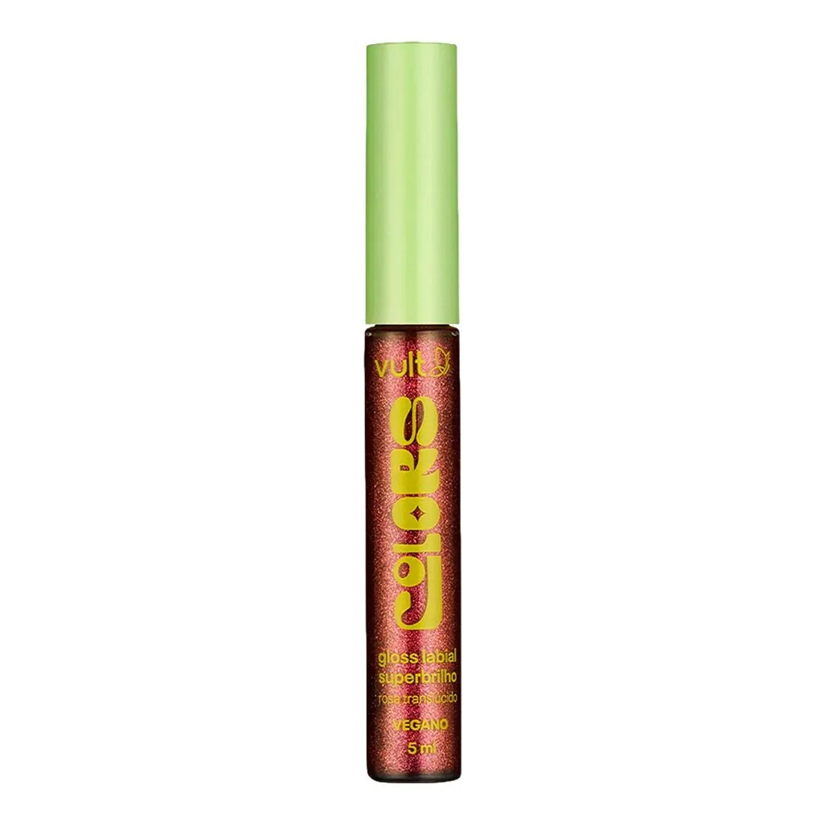 Gloss Labial Vult Colors Superbrilho Rosa Translucido 5ml