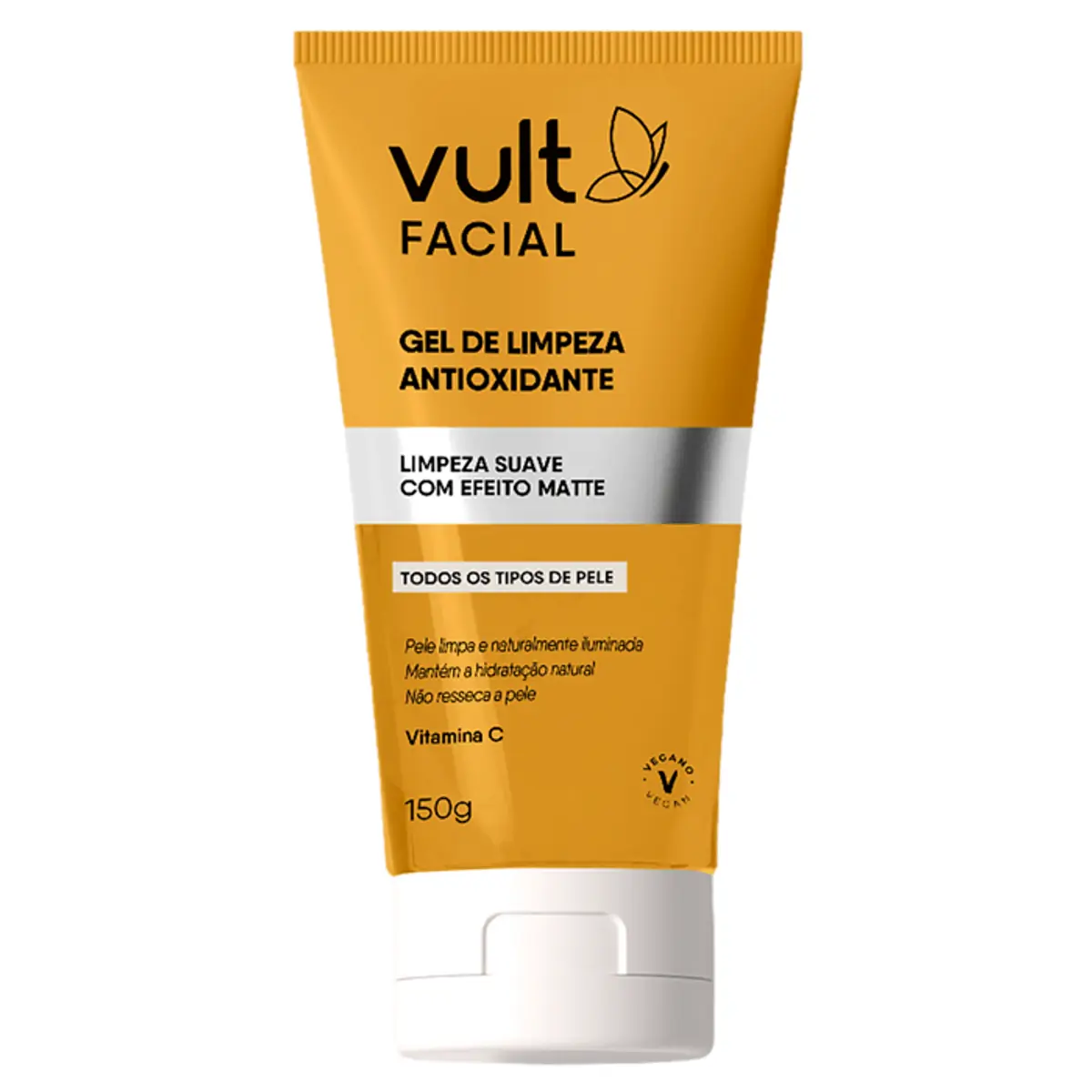 Gel de Limpeza Facial Vult Antioxidante Efeito Matte 150g