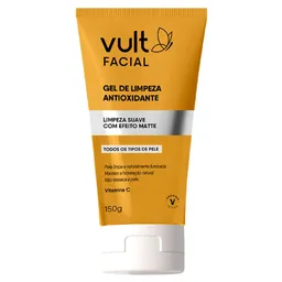 Gel de Limpeza Facial Vult Antioxidante Efeito Matte 150g