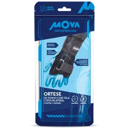 Órtese de Punho em Neoprene com Tala Curta Bilateral - Mova