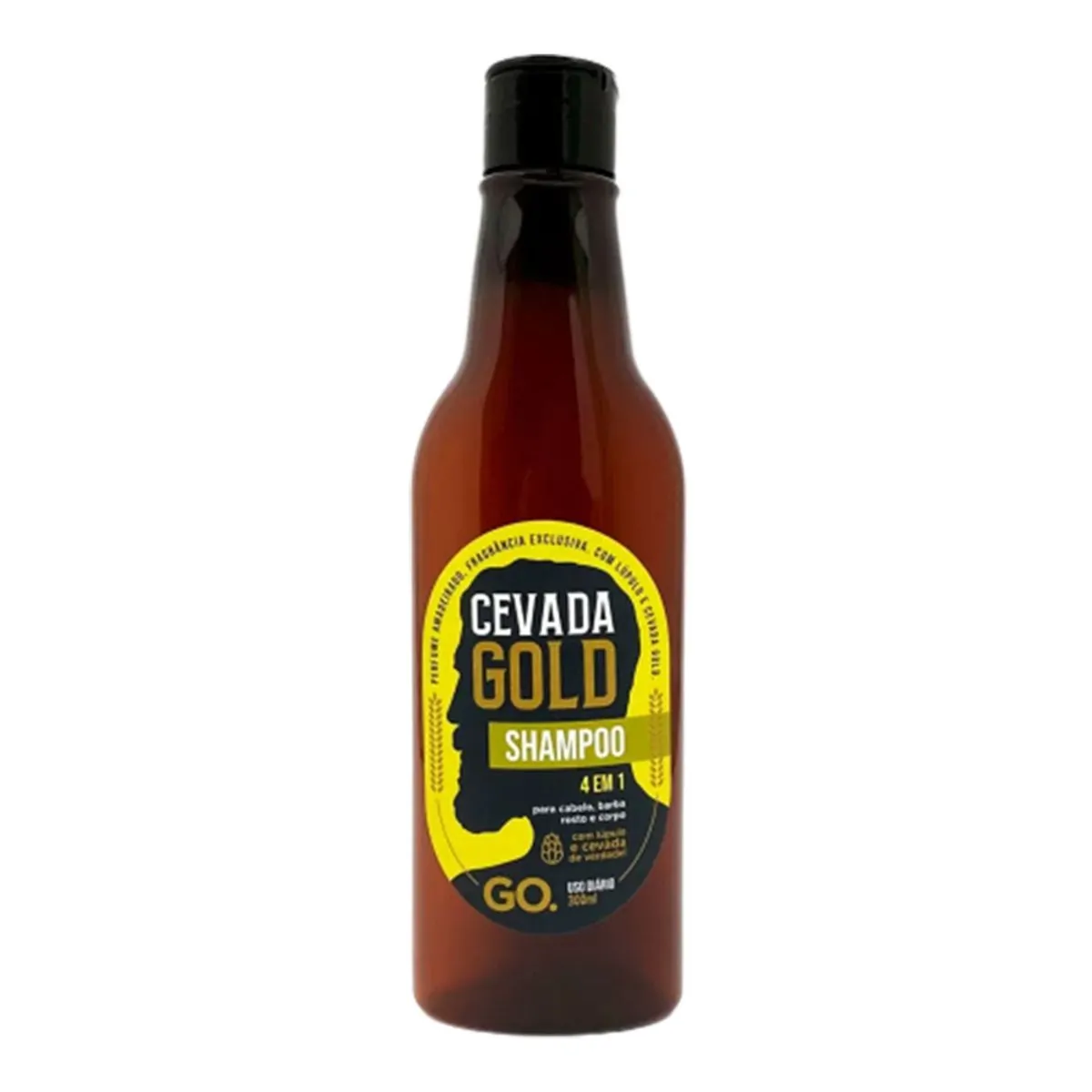 Shampoo GO Cevada Gold 4 em 1 300ml