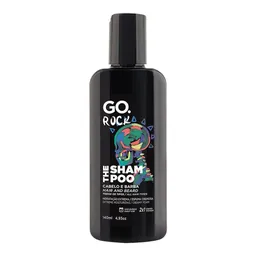 Shampoo para Barba e Cabelo 2 em 1 Go Rock 140ml