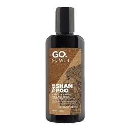 Shampoo para Barba e Cabelo 2 em 1 Go Mr. Wild 140ml