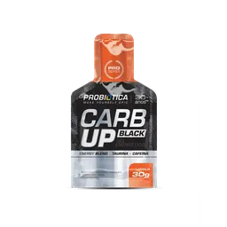 Carb Up Gel Black Laranja Probiótica 30g - Carb Up Gel Black LARANJA Probiótica 30g
