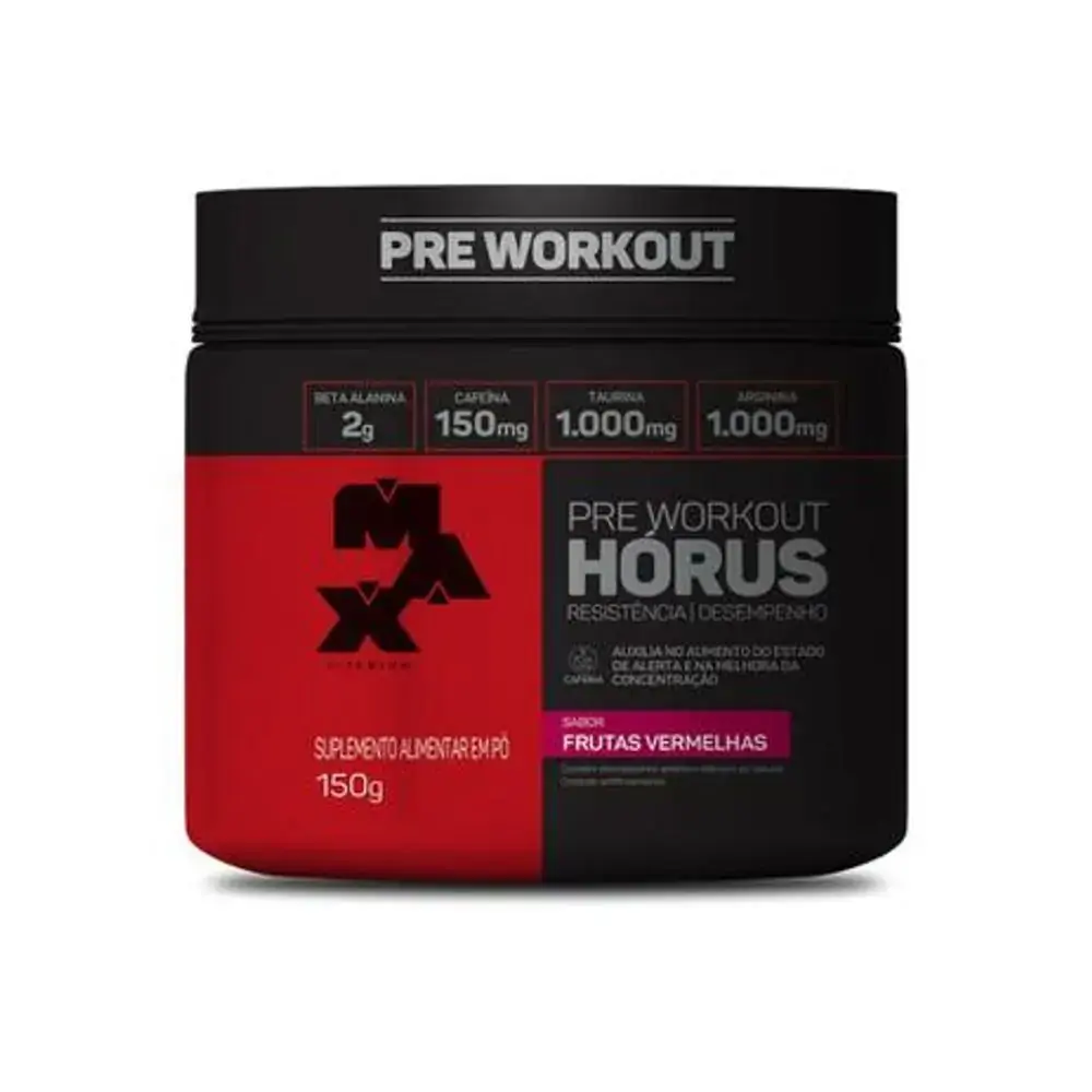 Pré-workout Hórus Frutas Vermelhas - Max Titanium - 150g