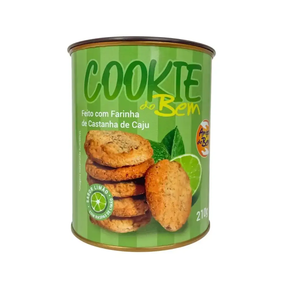 Cookie De Castanha De Caju Com Limão 180G