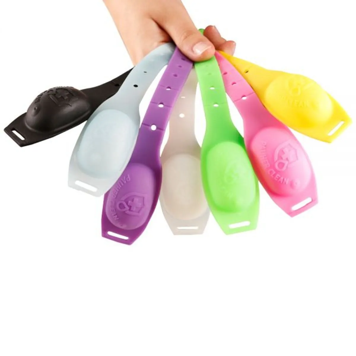 CM410 - Pulseira De Silicone Para Biossegurança Pauher Clean - Cor: Amarelo