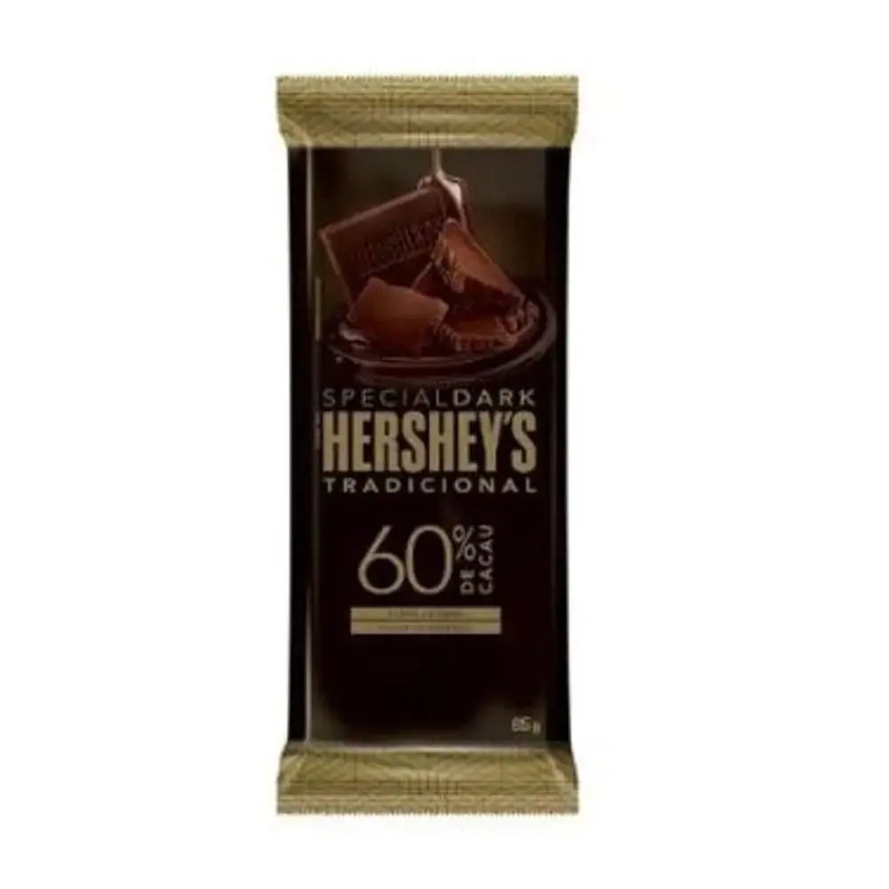 Barra de chocolate special dark 60% cacau sabor original 85g - Hershey s