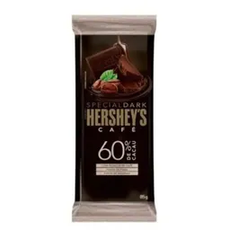 Barra de chocolate special dark 60% cacau com pedaços de café 85g - Hershey s