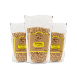 Combo 3 Castanha de Caju Triturada e Torrada 250g