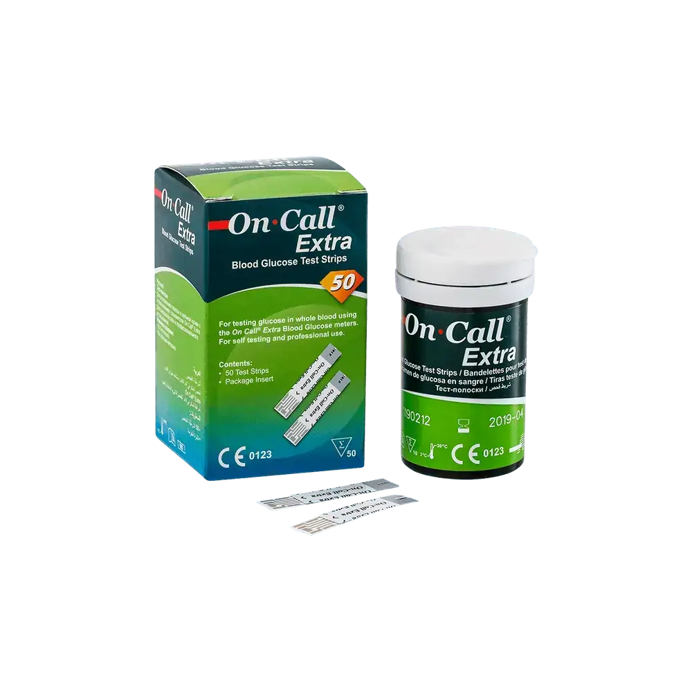 50 Tiras de Glicose On Call Extra Mobile
