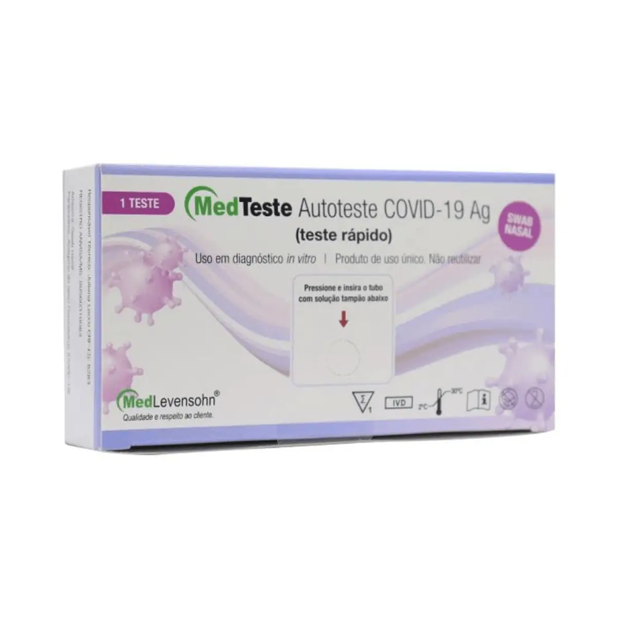 Teste Rápido Covid19 MedTest Autoteste 1 Unidade