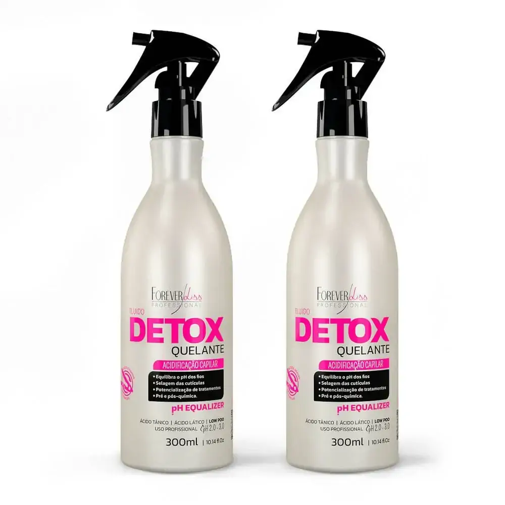 Combo 2 Fluidos Detox Quelante Forever Liss