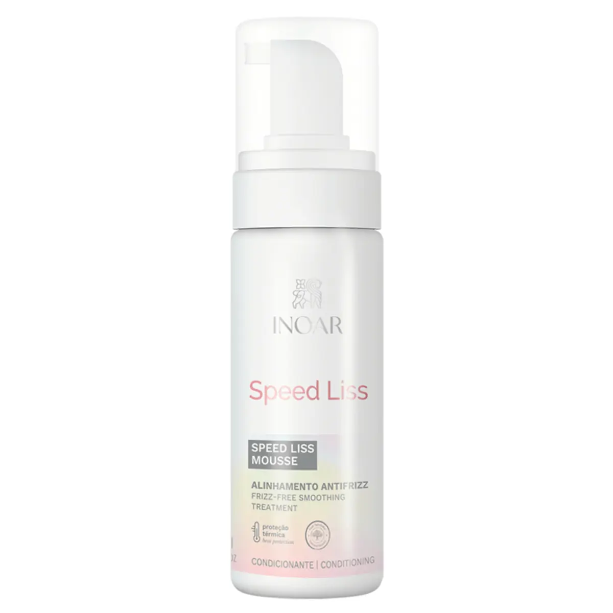 Mousse Capilar Alinhamento Antifrizz Inoar Speed Liss 150ml