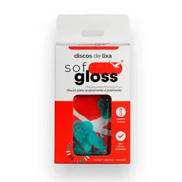 Discos De Lixa Sof Gloss Com 20 - American Burrs - Discos De Lixa Sof Gloss Fino Verde Com 20 - Amer