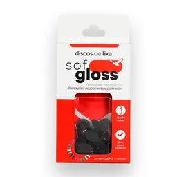 Discos De Lixa Sof Gloss Com 20 - American Burrs - Discos De Lixa Sof Gloss Grosso Preto Com 20 - Am