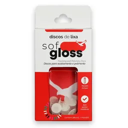 Disco de Lixa Sof-Gloss - American Burrs - Fina Branca (Cód. 26.9121)