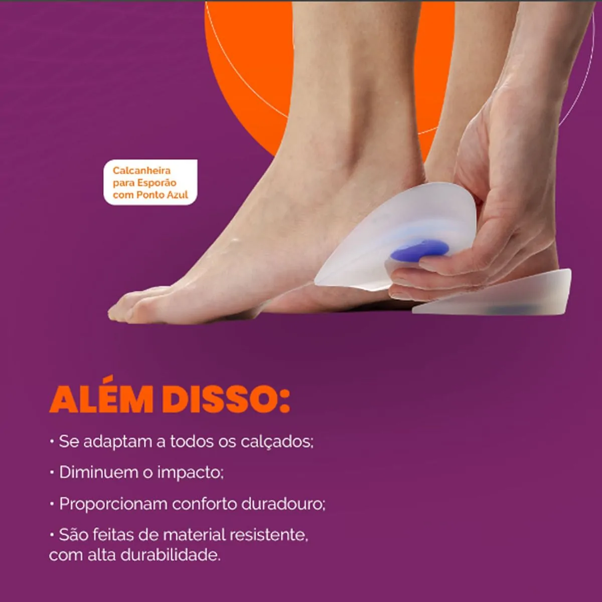 Calcanheira para Esporao Hidrolight com Ponto Azul G