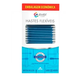 Hastes Plásticas Flexcíveis Ever Care 300 Unidades