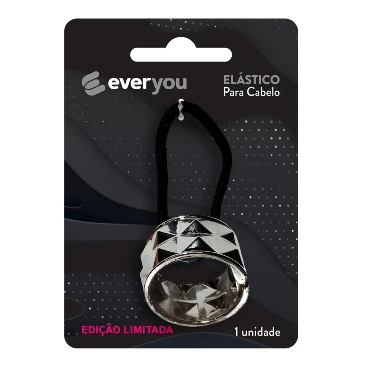 Elástico para Cabelo Ever You com Detalhe em Metal 1 Unidade