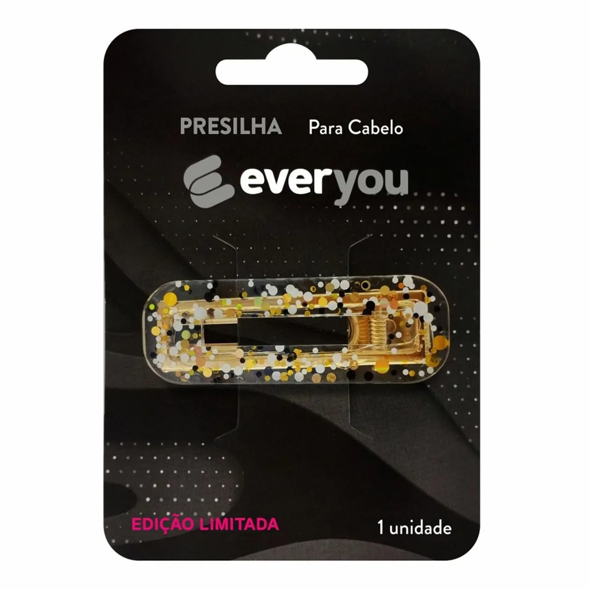 Grampo para Cabelo Ever You Jacaré Fashion 1 Unidade
