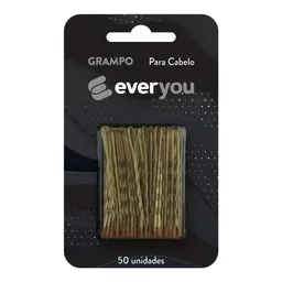 Grampo para Cabelo Ever You N5 Dourado 50 Unidades