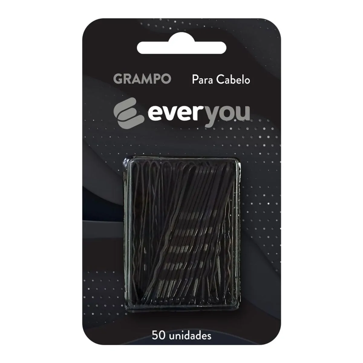 Grampo para Cabelo Ever You N5 Preto 50 Unidades