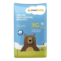 Fralda Ever Baby XG 16 Unidades