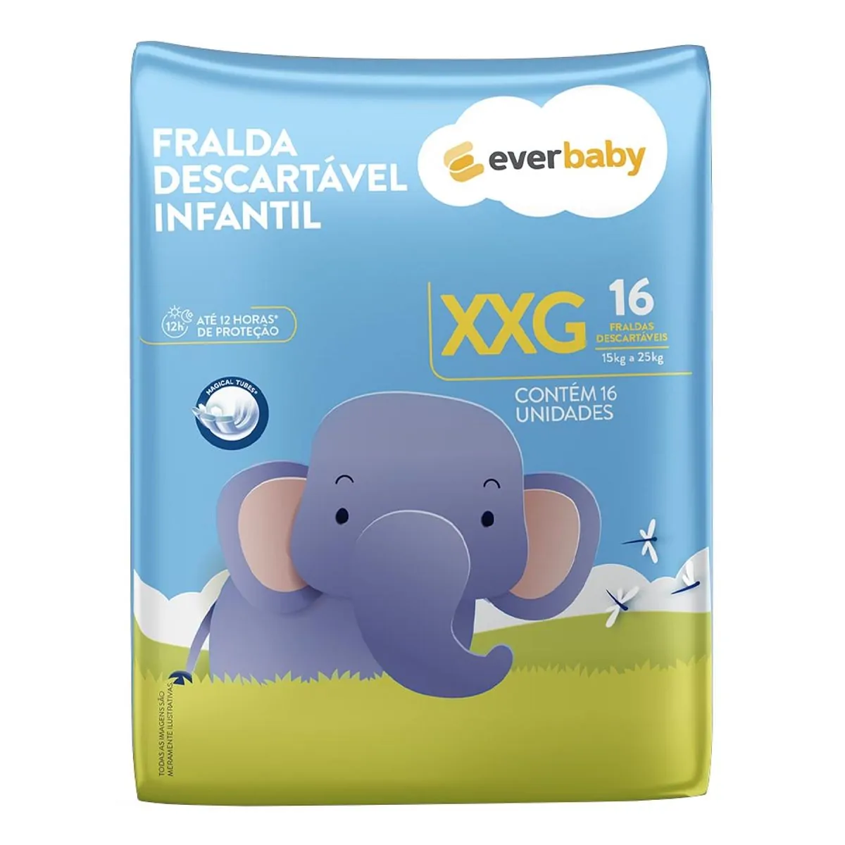 Fralda Ever Baby XXG 16 Unidades