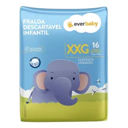 Fralda Ever Baby XXG 16 Unidades
