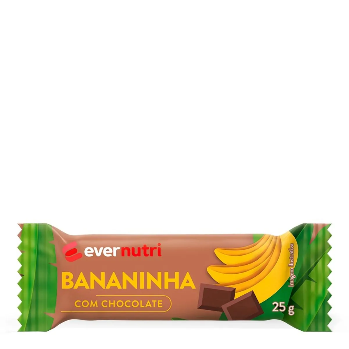 Bananinha Com Chocolate Ever Nutri Sem Adição De Açúcar 25g
