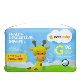 Fralda Ever Baby G 96 Unidades