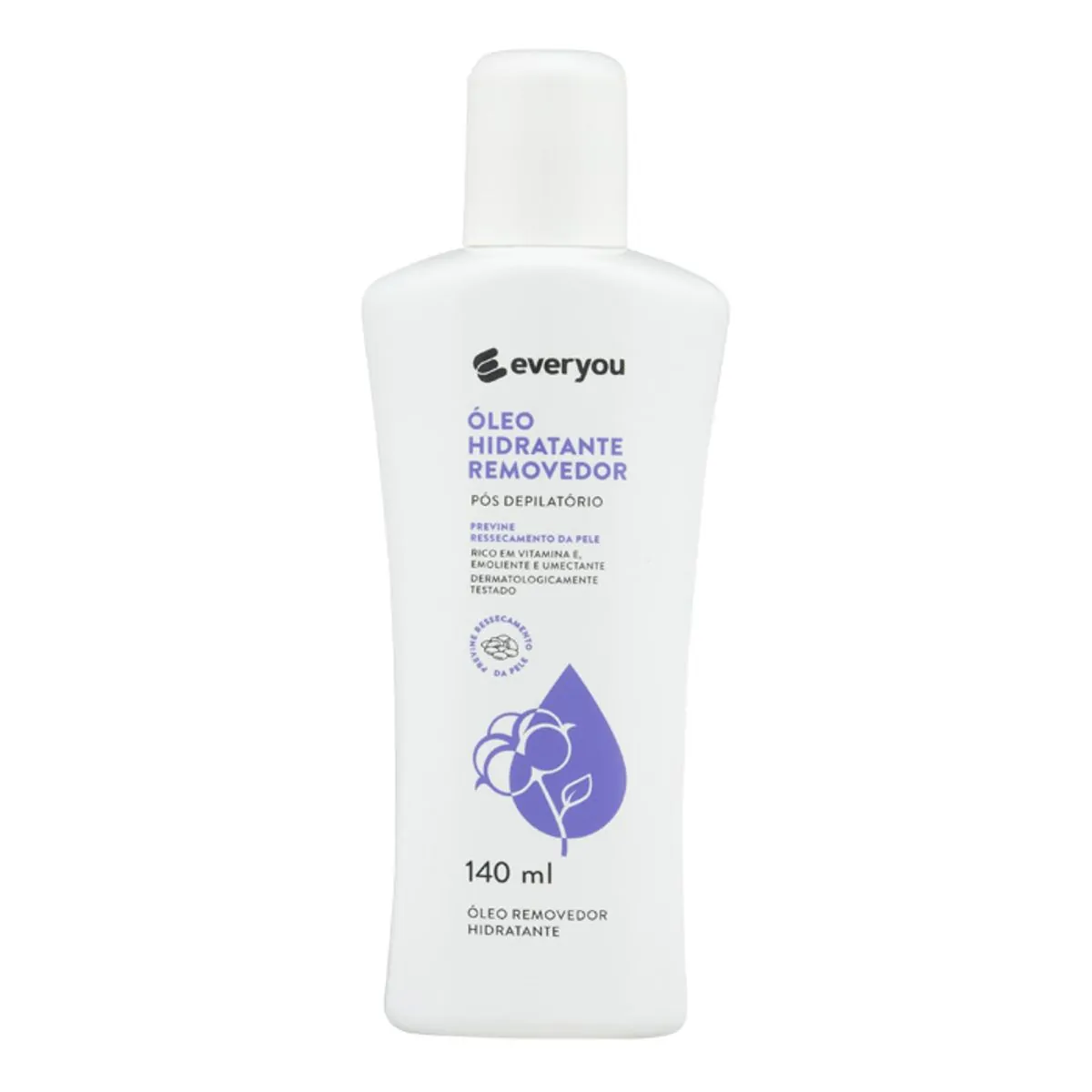 Óleo Removedor Pós Depilatório Ever You Algodão Hidratante 140ml