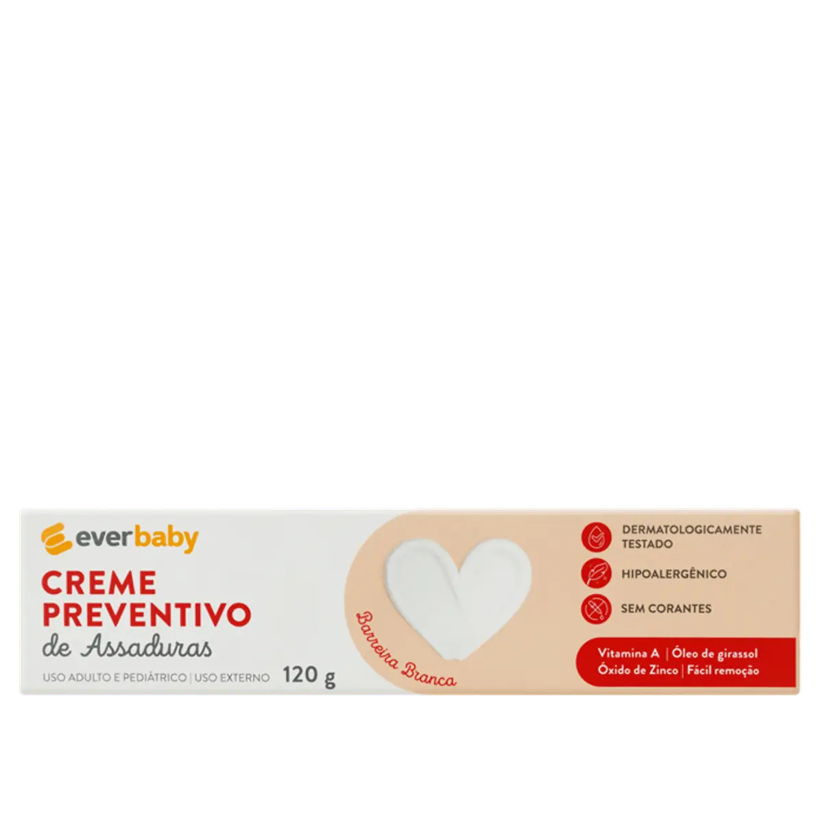 Creme Preventivo De Assaduras Ever Baby 120g