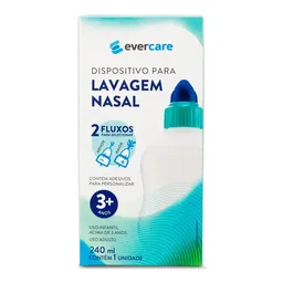 Garrafa para Lavagem Nasal Ever Care Controle De Fluxo 240ml