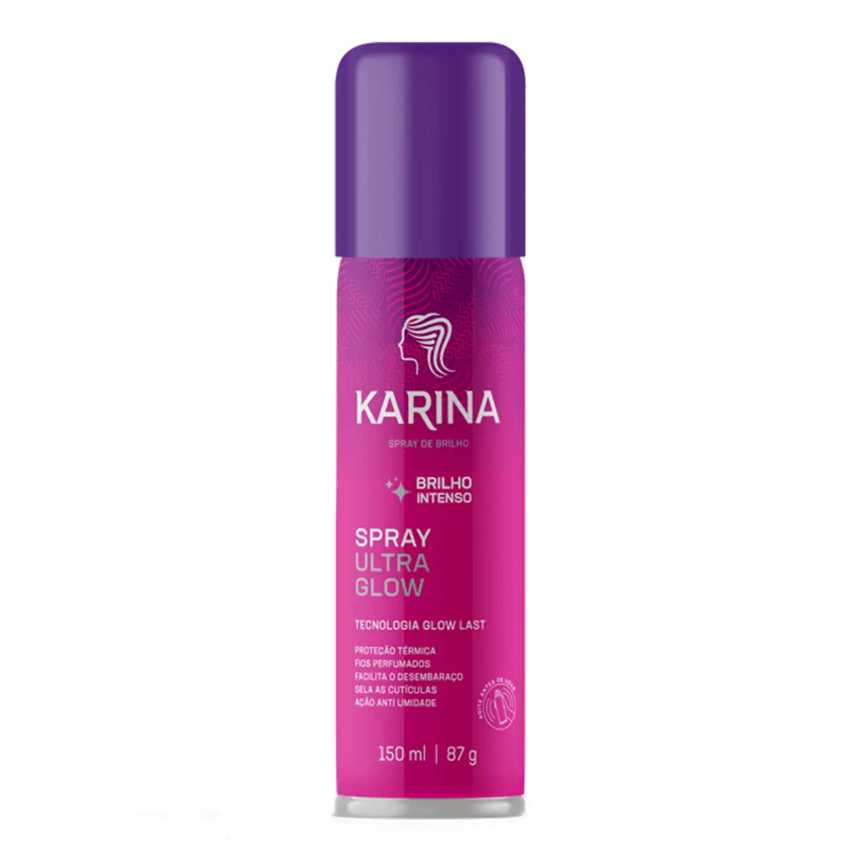 Spray Capilar Karina Ultra Glow Brilho Intenso 150ml