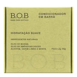 Condicionador Barra Hidratação Suave B.O.B 55g