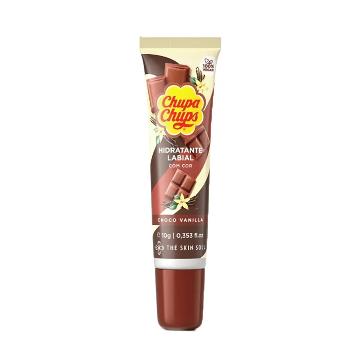 Hidratante Labial Chupa Chups The Skin Soul Choco Vanilla 10g