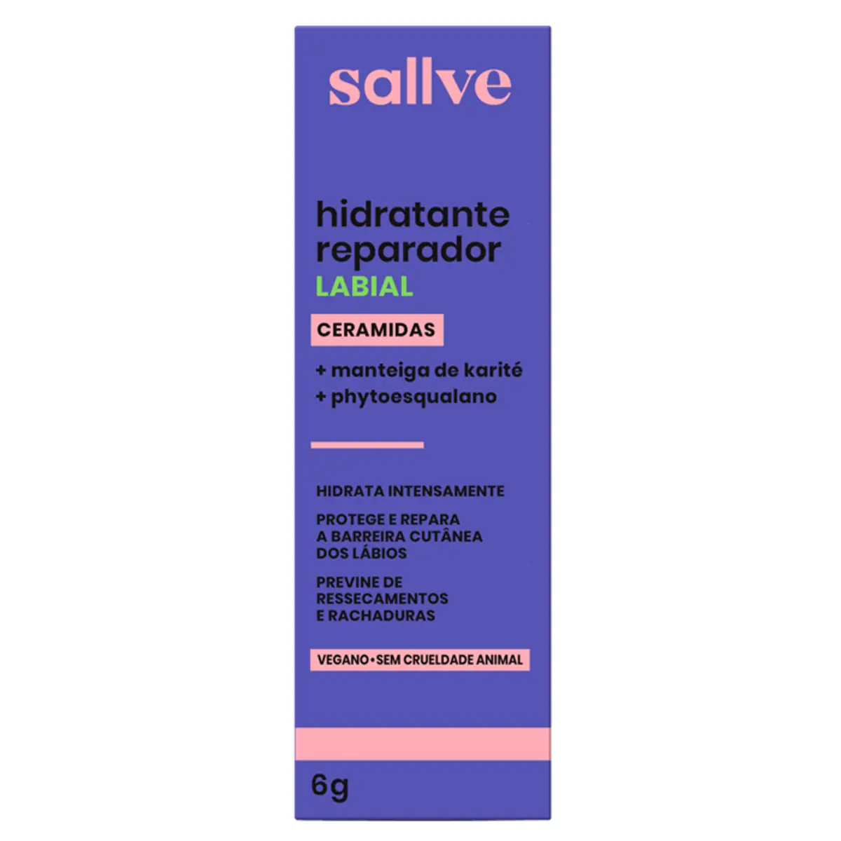 Hidratante Labial Reparador Sallve 6g