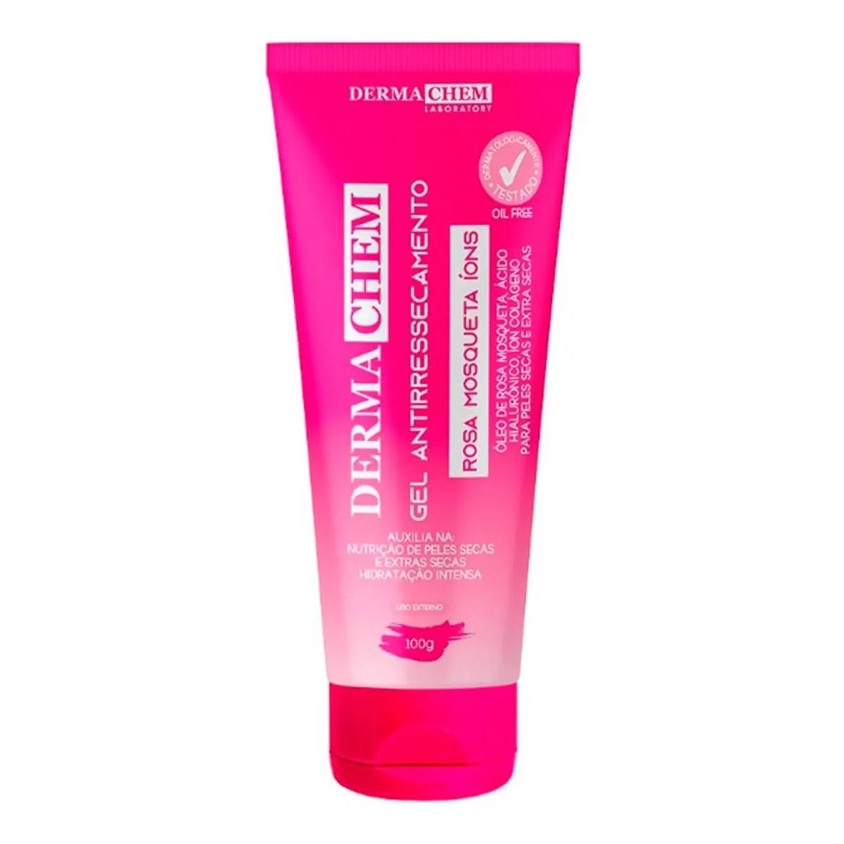 Gel Antirressecamento Dermachem Rosa Mosqueta 100g