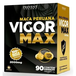 Vigor Max Maca Peruana 2000mg 90 cáps - Prevent Pharma