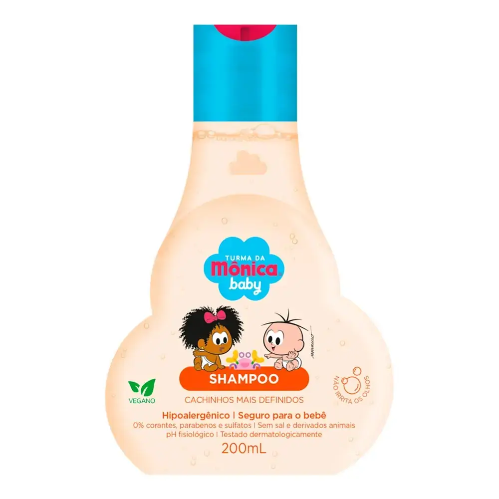 Shampoo Turma da Mônica Baby Cabelinhos Mais Definidos 200ml