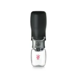 Garrafa Portátil Dobrável Pet Foldable Water To Go 350 ml Com Filtro De Carvão Ativado Cinza - Fishe
