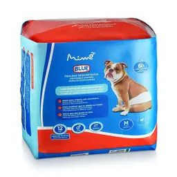 Fralda Higienica Blue Macho M 12 Peças - PP376